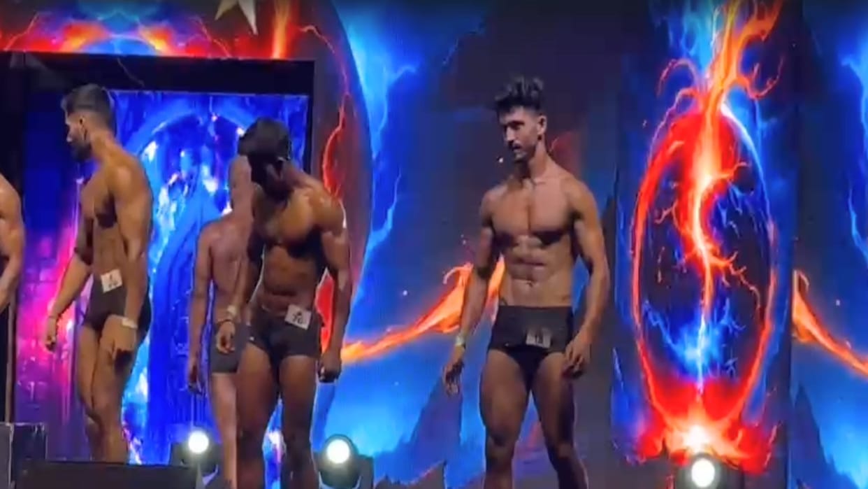 Vijay thakur won gold medal in national bodybuilding competition