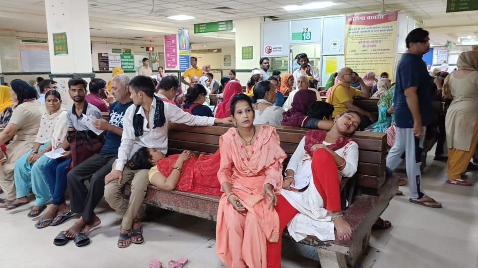 Doctors in Haryana were on strike for two hours over their demands