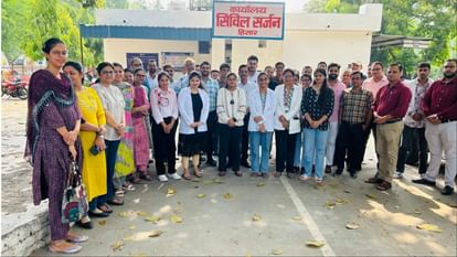 Doctors in Haryana were on strike for two hours over their demands