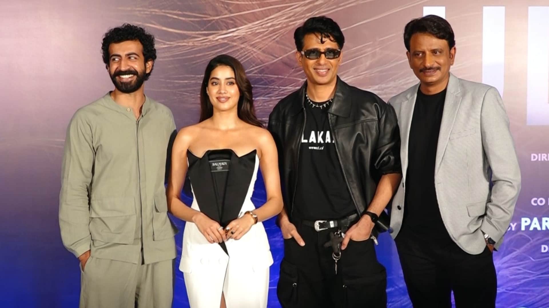Many celebrities attended the trailer preview event of Gulshan Devaiah Janhvi Kapoor's new movie Ulajh