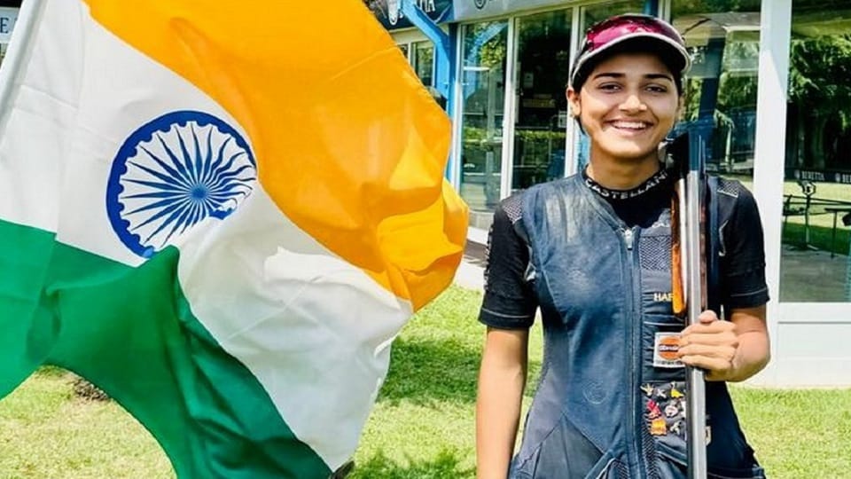 Aligarh Sabira haris in Junior World Cup Shotgun