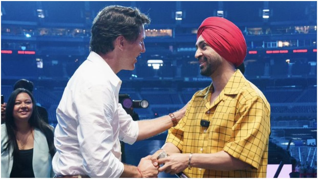 Canadian Prime Minister Justin Trudeau attends Diljit Dosanjh concert Sharing a picture of their meet