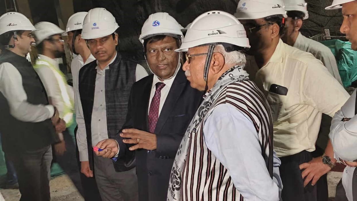 Union Energy Minister Manohar Lal Khattar inspected the Tehri Dam Uttarakhand News in hindi