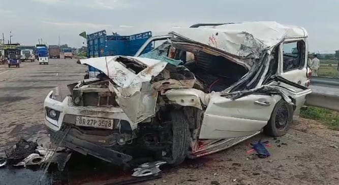 Bihar News: Many people died in a road accident in Nawada, Umnath Mahadev Temple; accident on NH