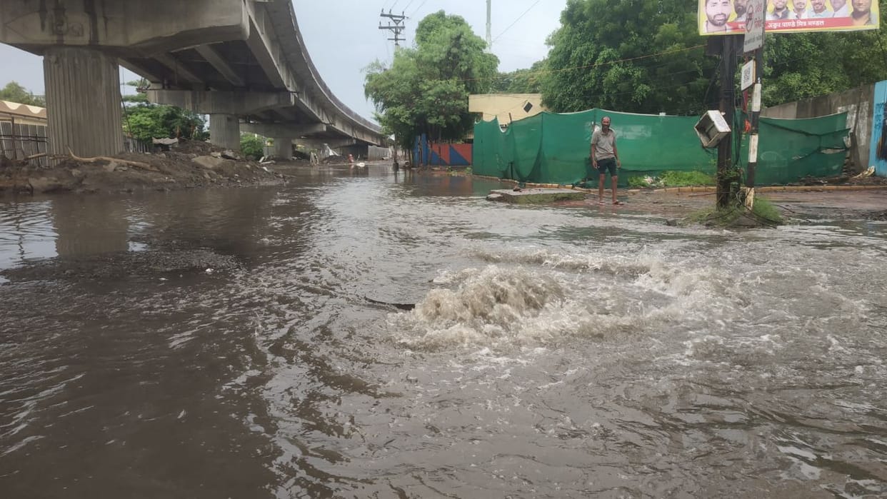 Indore Weather: 9 inches of rain so far in Indore, heavy rain in the morning, sunshine during the day