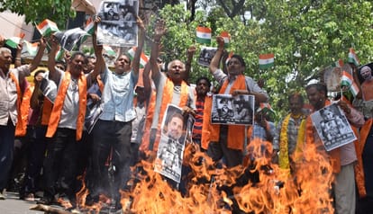 jammu kashmir Doda Encounter : Terrorist attack again creates uproar Rajnath manoj sinha said will take reveng