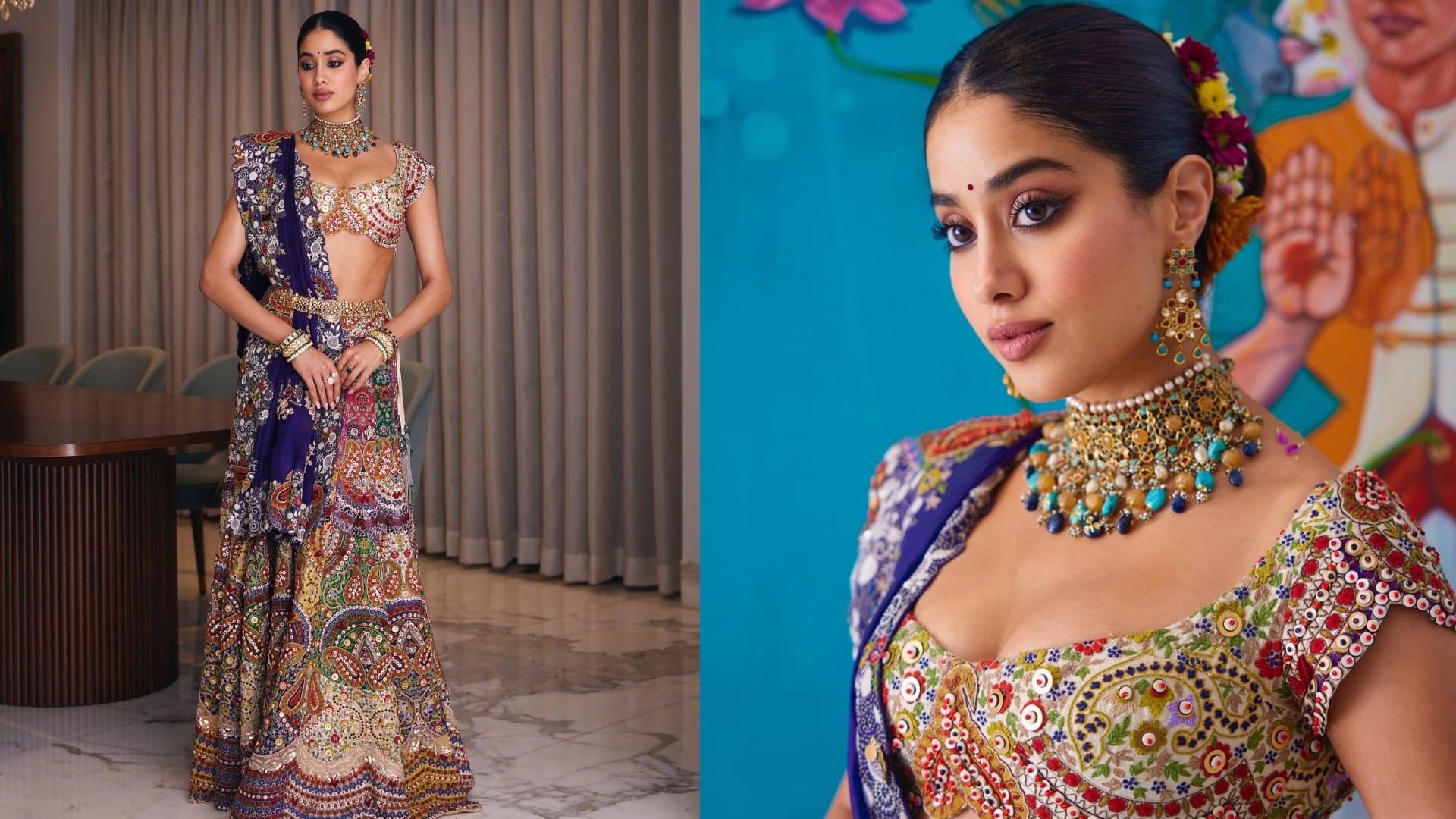 Janhvi Kapoor in Ambani Wedding Fashion inspired by Janhvi kapoor