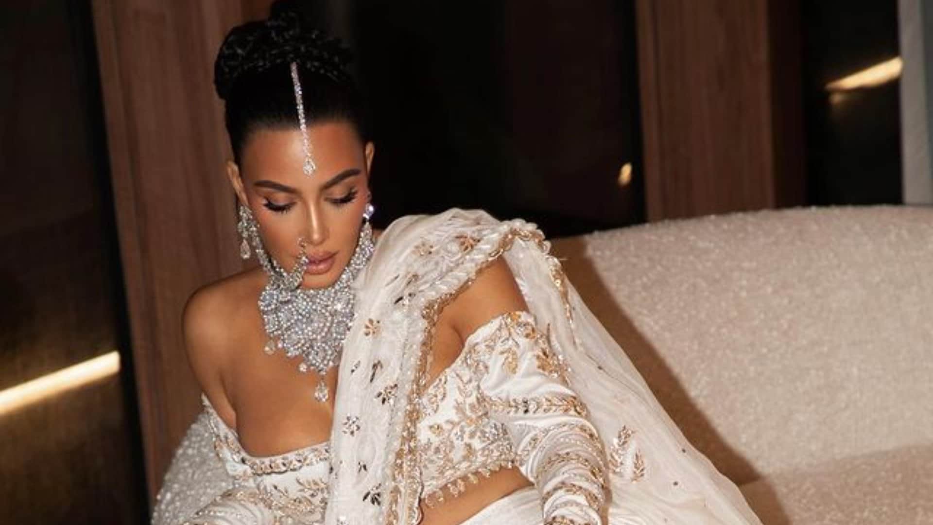 Anant Ambani Radhika Merchant Wedding Kim Kardashian Poses With Lord Ganesha Idol Deletes Photo After Backlash