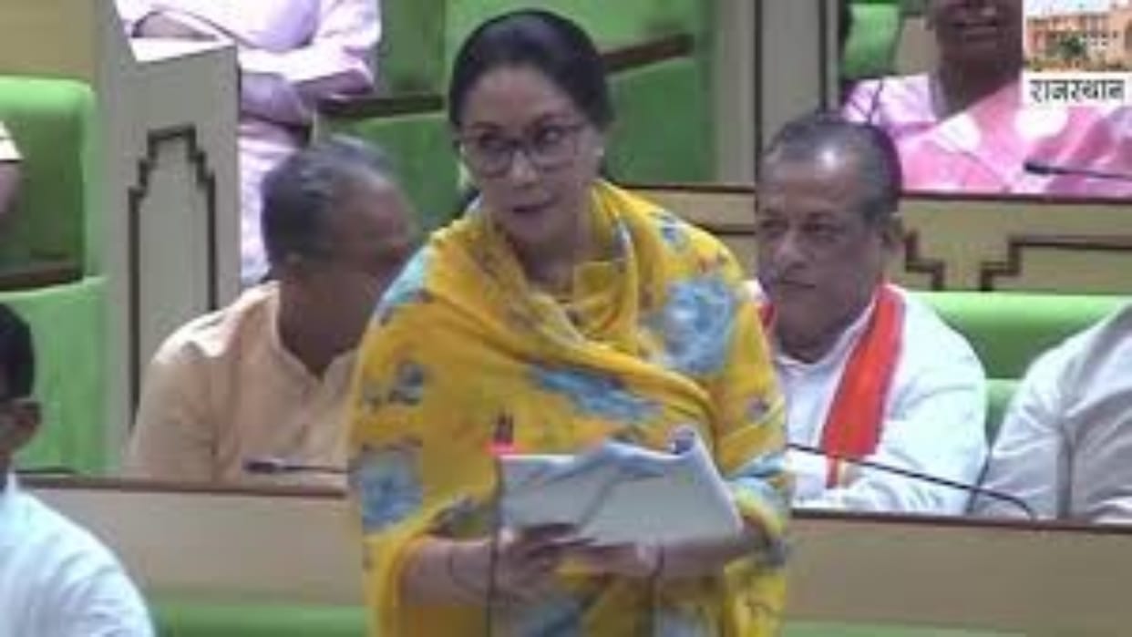 Rajasthan: Congress drank ghee by taking loan - Dia said in response to the debate on the budget