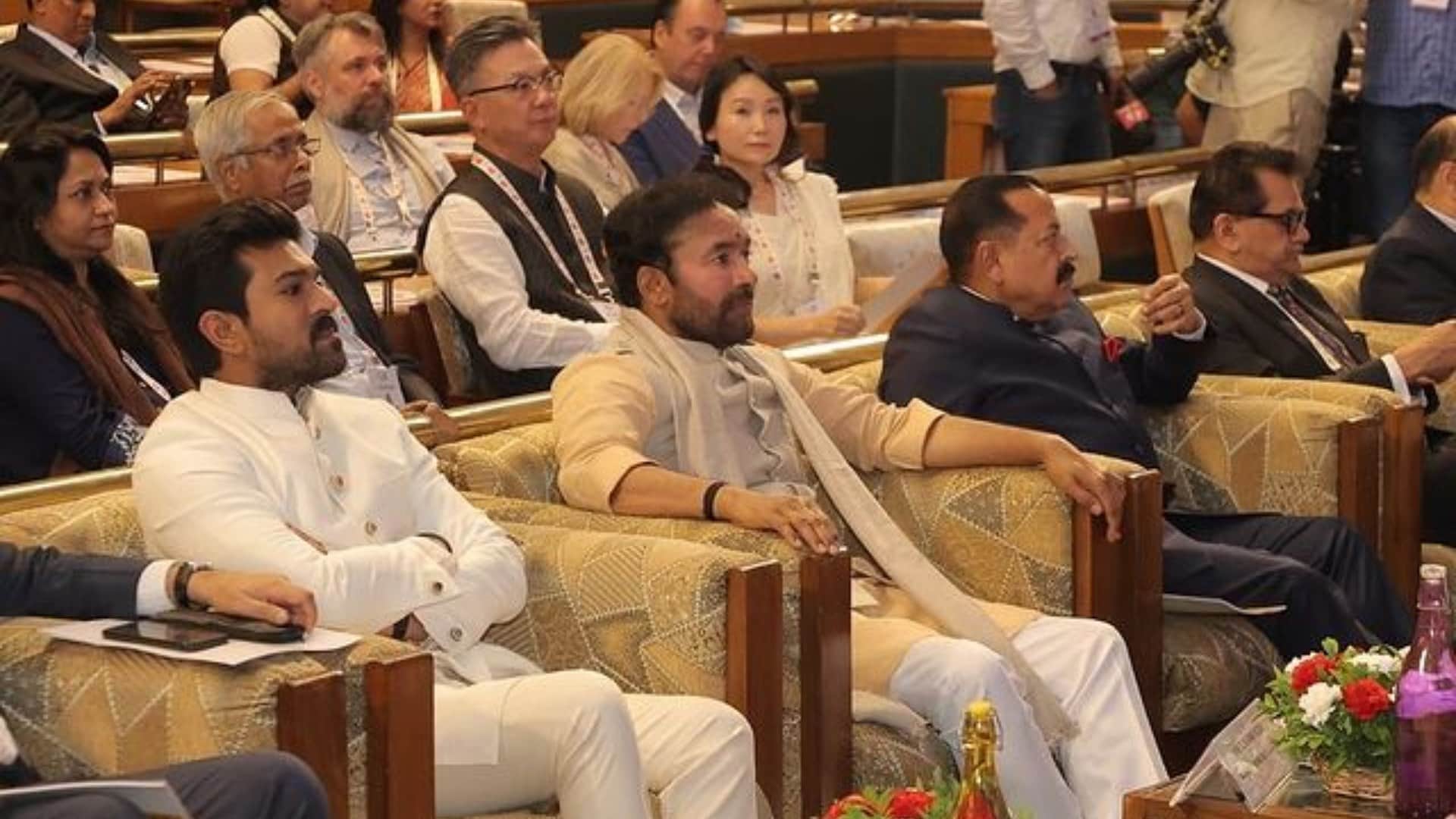 Ram Charan wax statue to be installed in Madame Tussauds Museum London RRR star arrived to give measurements