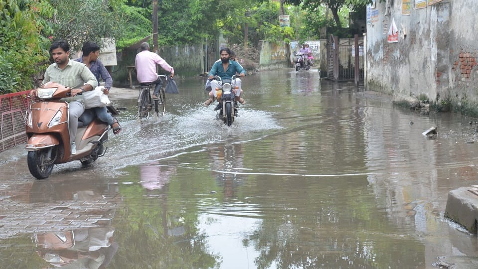 People of Swarnjayanti Nagar troubled by waterlogging