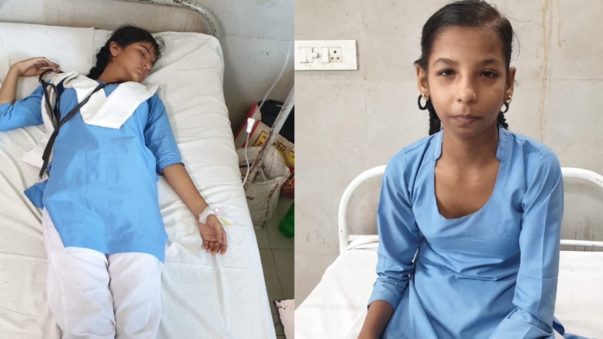 more than 20 girl students suddenly fainted in the classroom in college