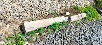 Goods train saved from overturn, Anti-social elements placed sleepers on the track of DFC