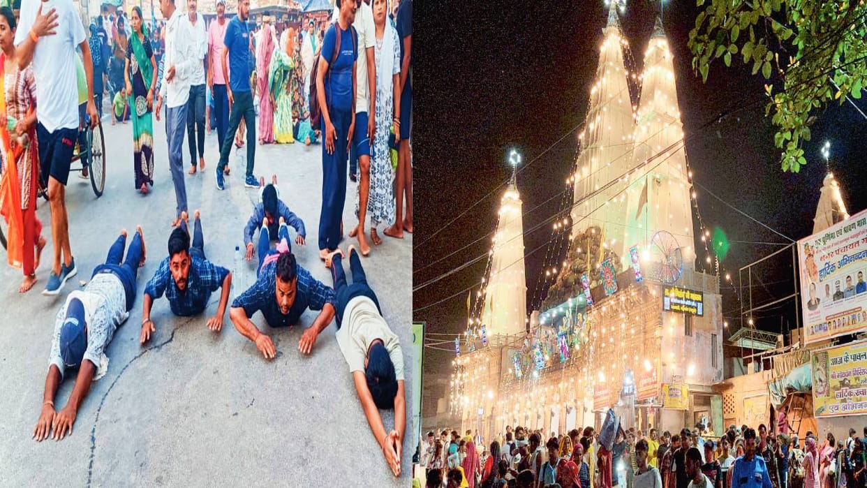 devotees prohibited from doing Dandvati Parikrama During Mudia Purnima fair in Govardhan