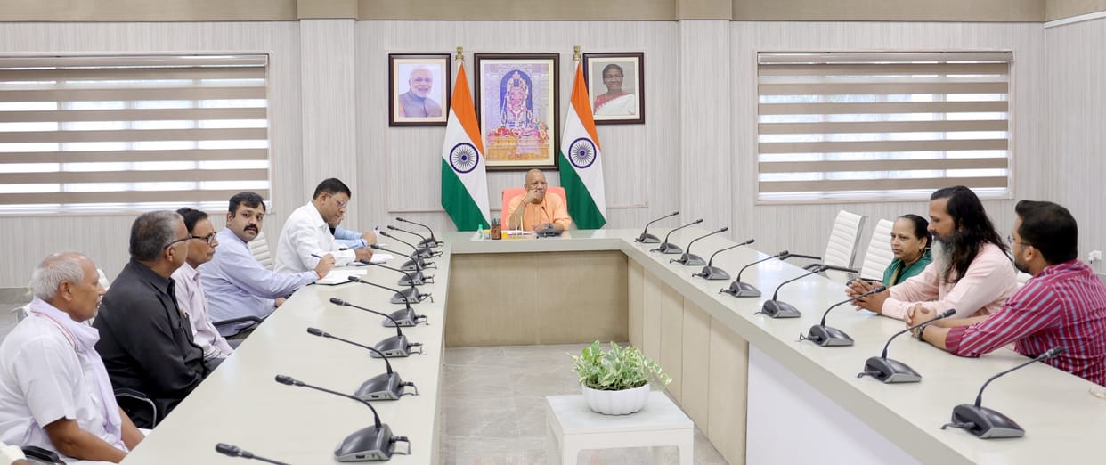 Kukrail riverfront project: CM Yogi Adityanath meets to affected families.
