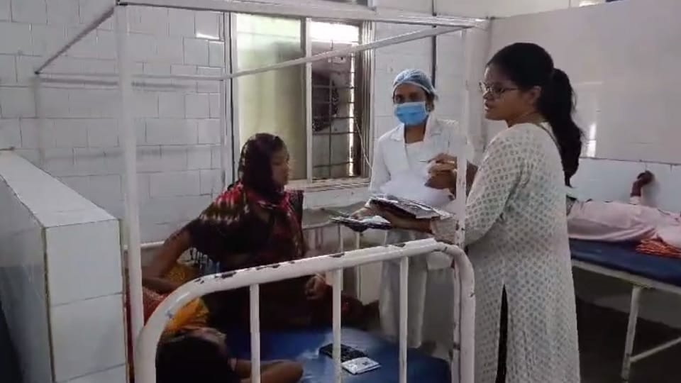 भर्ती मरीजों का उपचार जारी