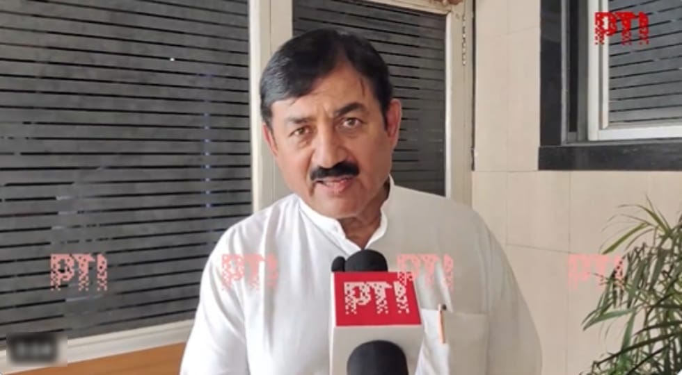 Congress leader Bharatsinh Solanki said bjp Fearing defeat handed over more powers to lg