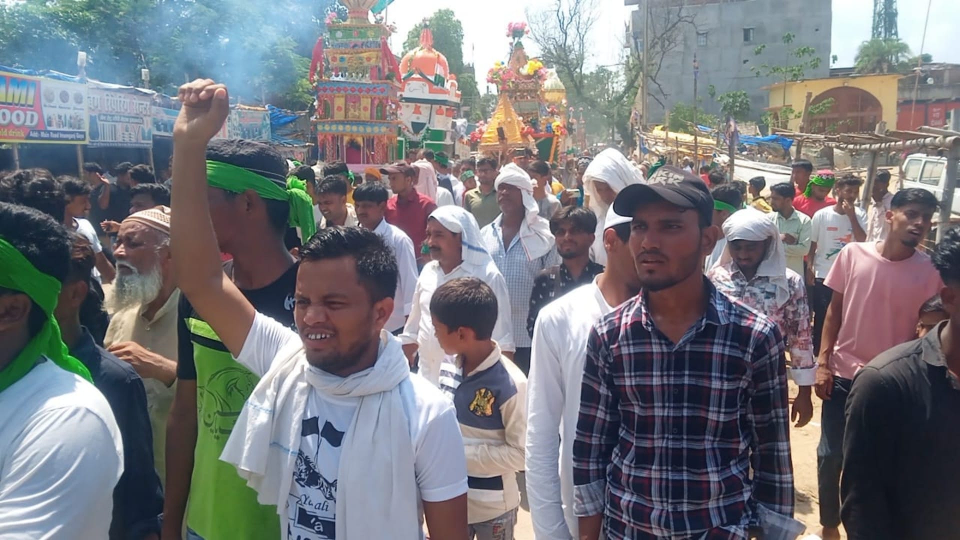 Bihar News: T20 World Cup made during Muharram festival in Gaya, huge crowd gathered to see unique Tazia