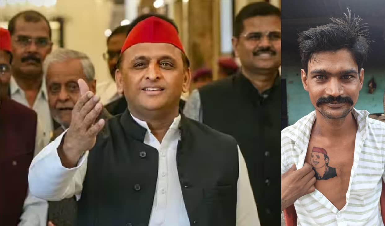 Akhilesh yadavs die-hard fan, Has got a tattoo of SP supremo on his chest, I will definitely go to Lucknow