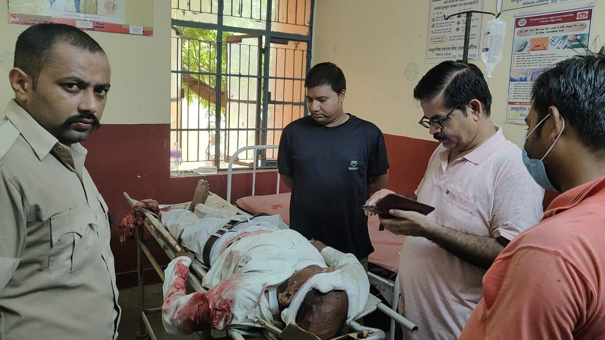 Lekhpal stood in front of train with folded hands to commit suicide, got injured after being hit by train