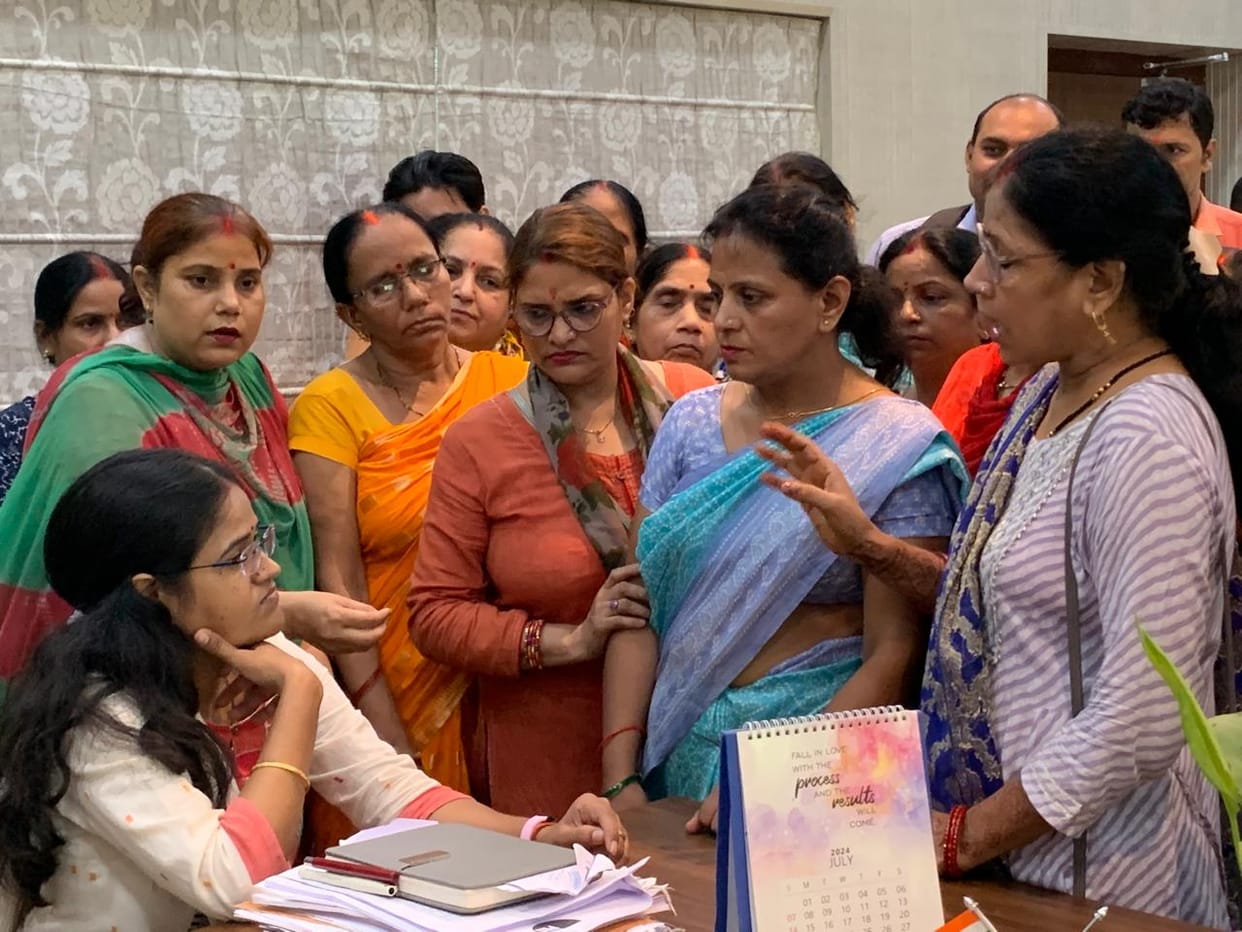 Women warned municipal corporation about sewer problem in Varanasi