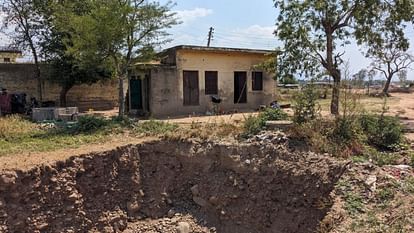 Work on Chandigarh-Baddi rail track stopped due to trees houses and encroachments not being removed