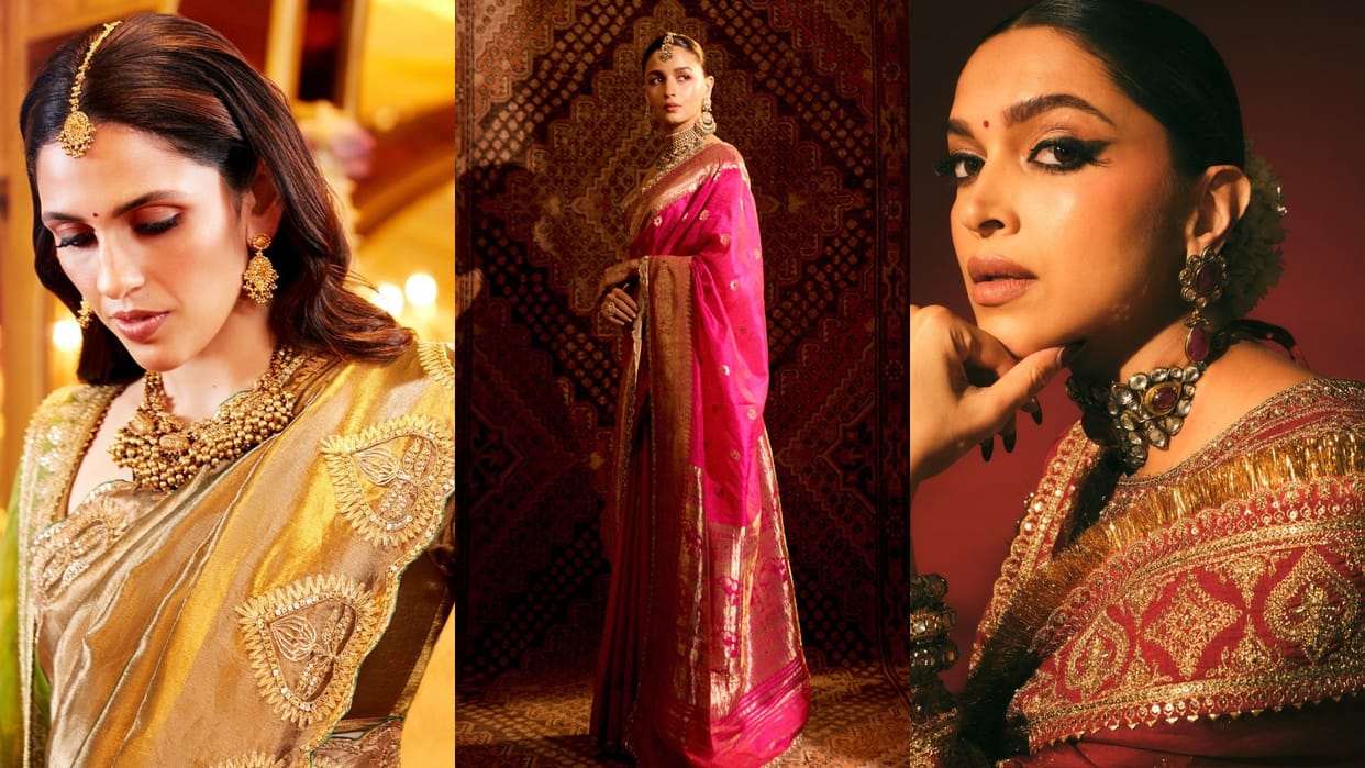 Vintage Fashion in Radhika Anant Wedding Alia bhatt to shloka ambani vintage collection
