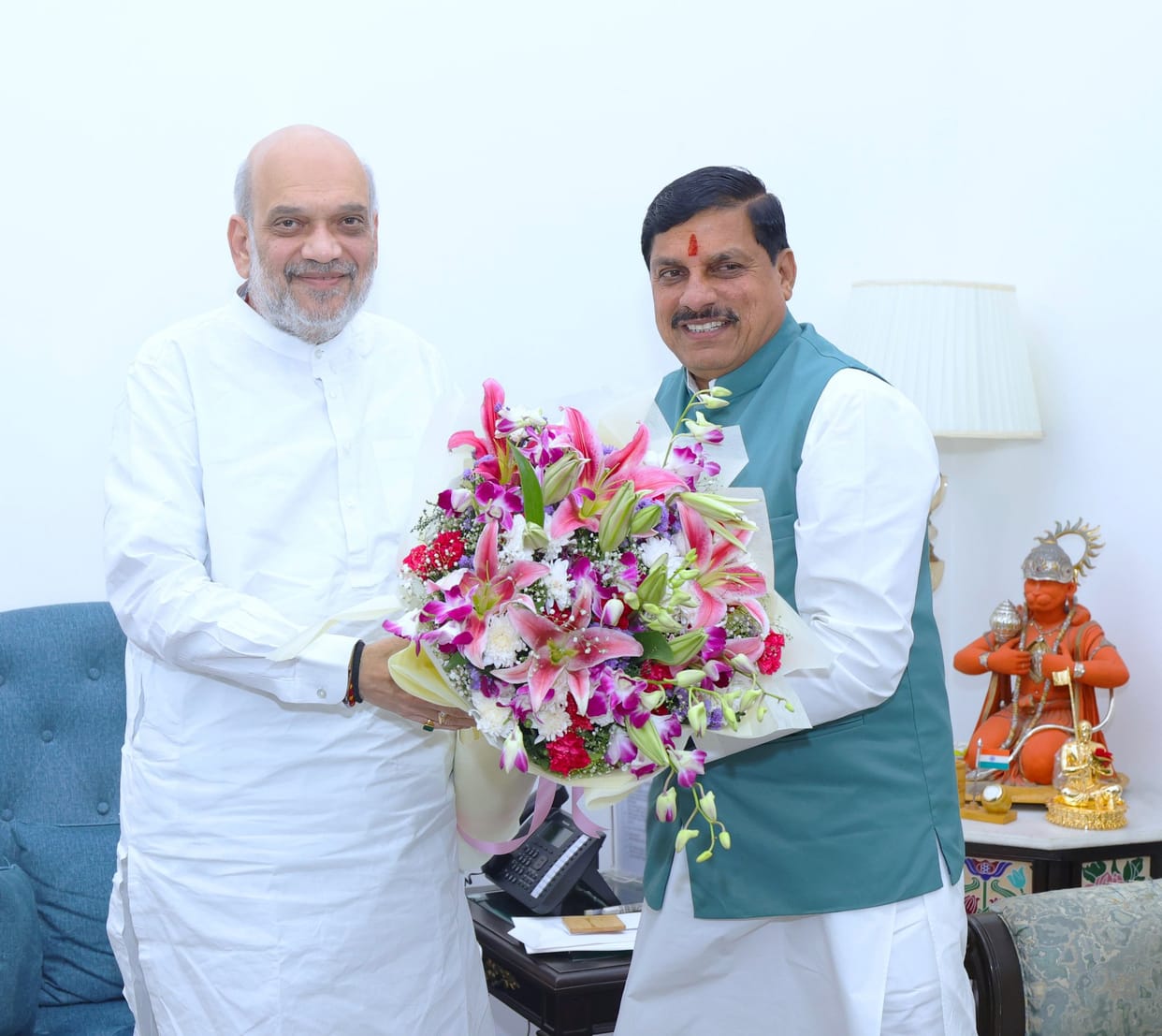 MP News: CM Dr. Yadav on Delhi tour, Shah's meeting with CMs of Naxal affected states