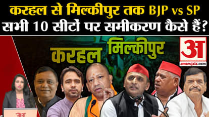 UP By Election: From Karhal to Milkipur, SP and BJP are trying to create caste equations in the by-elections.