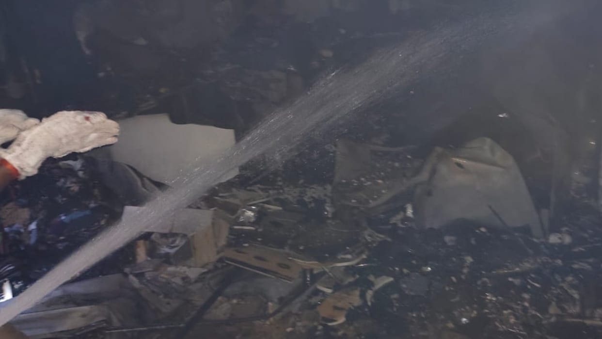 Bihar News: Fire broke out due to cylinder blast in Kadamkuan of capital Patna
