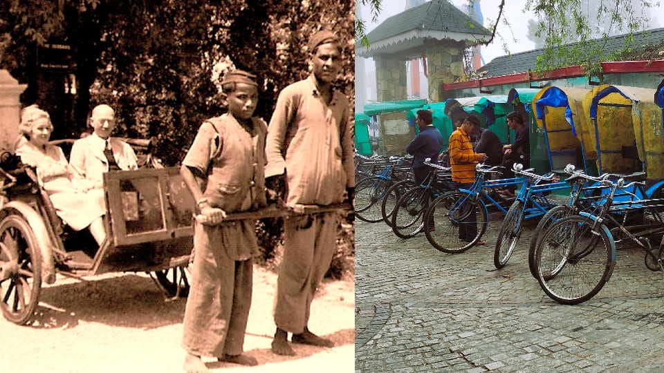 Mussoorie rickshaw operation Interesting History and now demand of E rickshaw Story