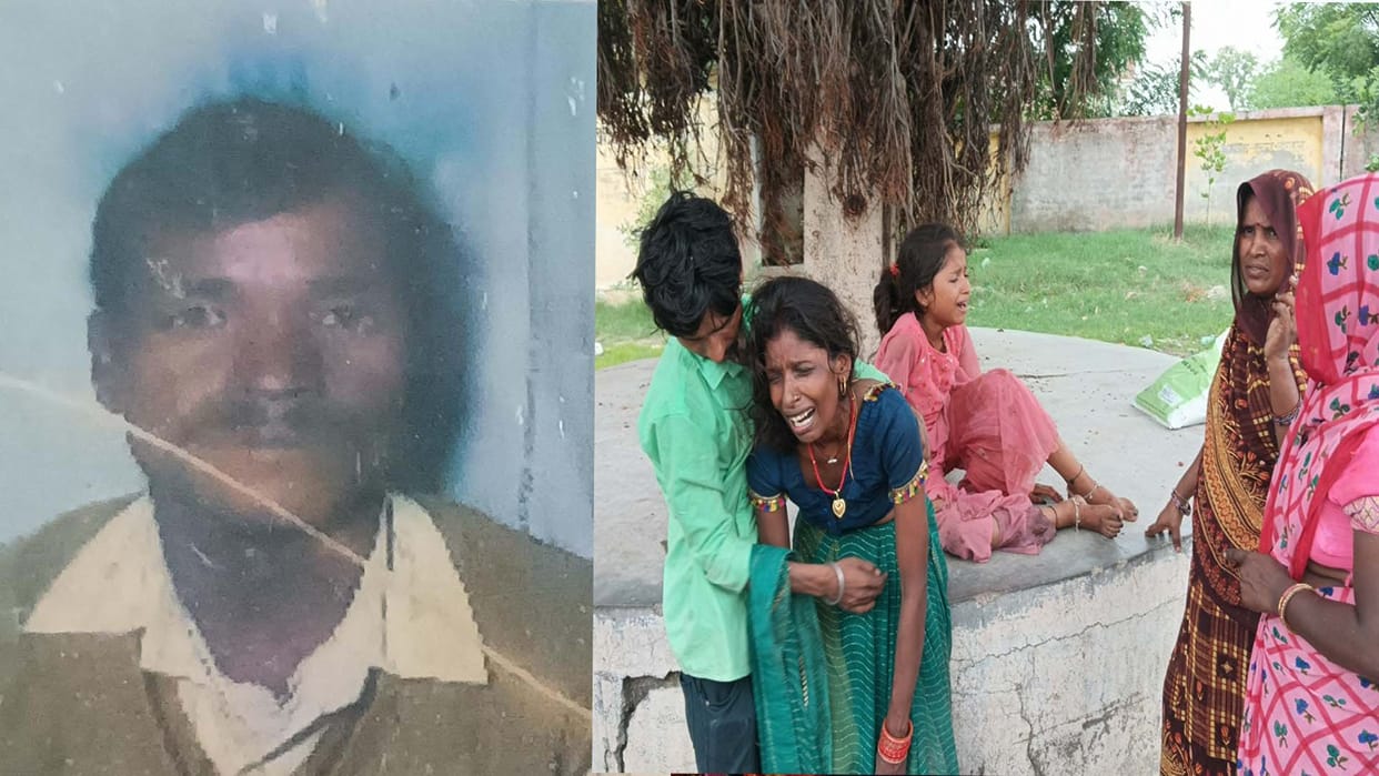 Kanpur Dehat: Father dies in a collision with a dumper, son injured