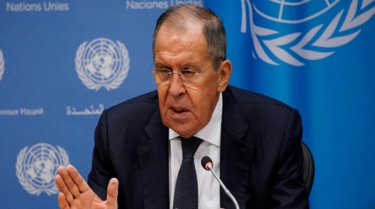 Russian Foreign Minister Sergei Lavrov says UN press conference we ready to work with any American leader