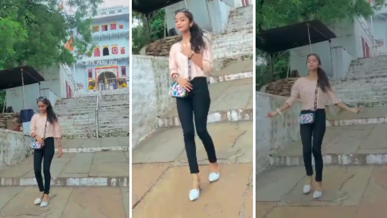 Gwalior: Video of dancing on temple stairs in Gwalior now viral, Collector's order also ineffective