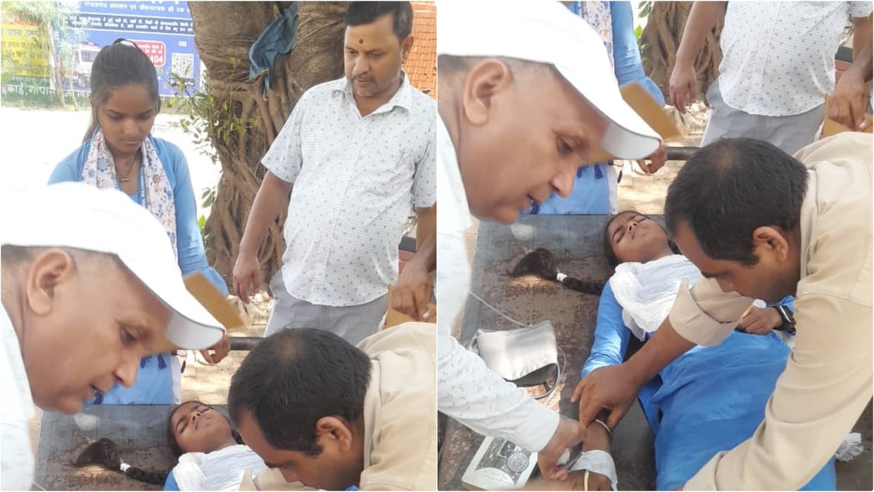 Gopalganj News: 3 girl students and one boy student fainted while studying in classroom due to humid heat