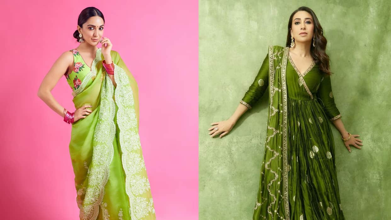 Makeup and Jewelry Tips for Green Outfit Look Perfect This Festive Season Hariyali Teej 2025
