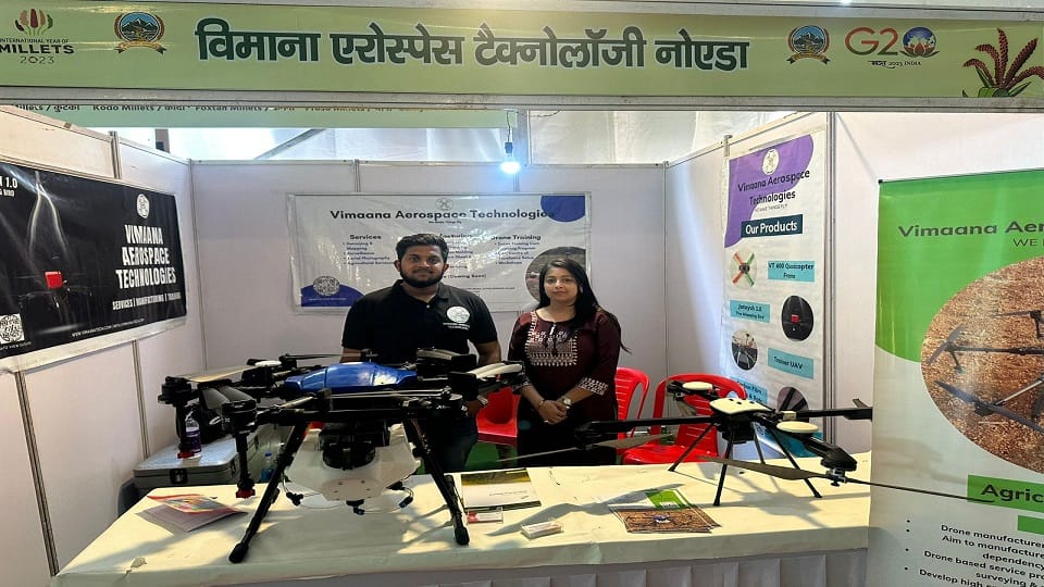Krishiraj 1.0 drone will complete hours of work for farmers in minutes in kashipur