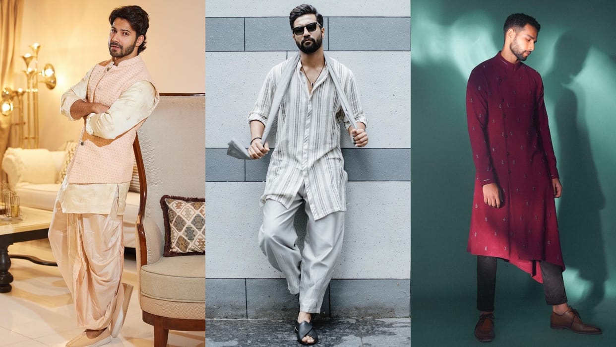 Sawan 2024 Traditional kurta pajama for men for pooja best kurta look of Bollywood actor