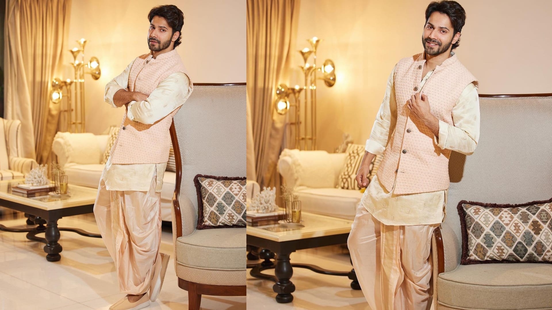 Sawan 2024 Traditional kurta pajama for men for pooja best kurta look of Bollywood actor