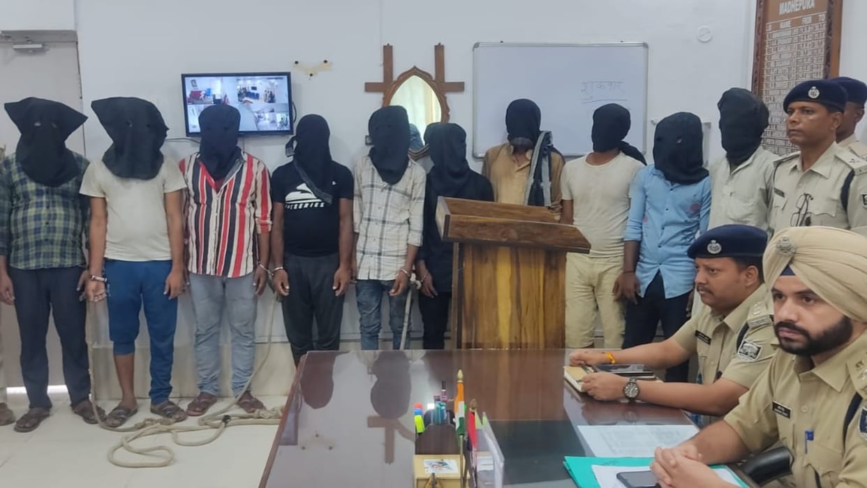 Madhepura News: 10 people arrested in case of stone pelting and fighting between 2 groups on day of Muharram