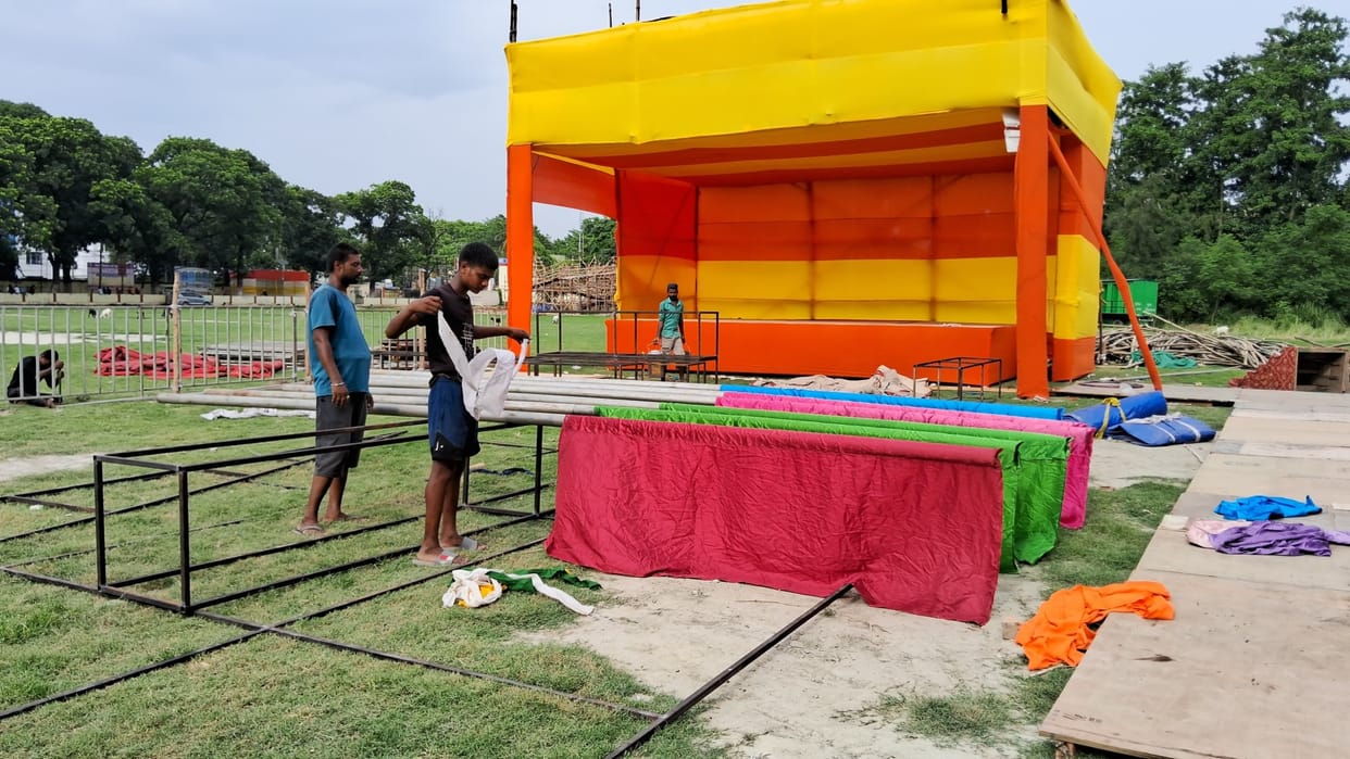Muzaffarpur News: A special tent city is being built for Shravani fair, Kanwariyas will get many facilities