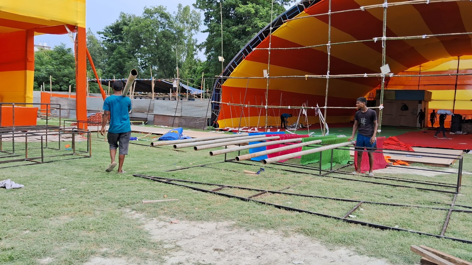 Muzaffarpur News: A special tent city is being built for Shravani fair, Kanwariyas will get many facilities