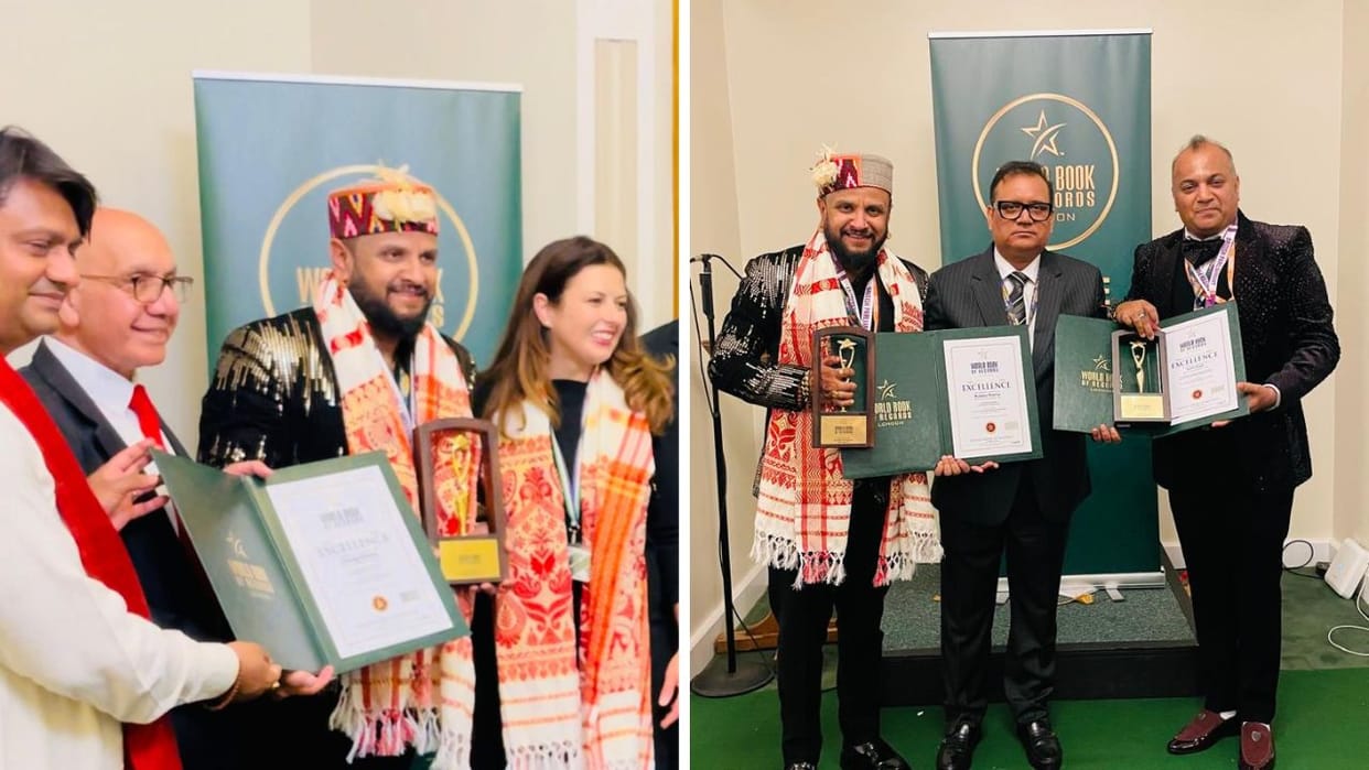 Nati King Kuldeep Sharma honored in the British Parliament
