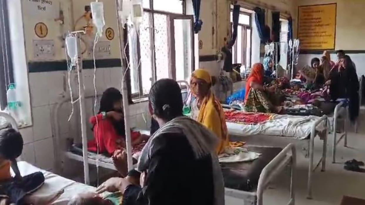 Sawai Madhopur: District hospital itself fell ill while treating patients, increasing dirt everywhere