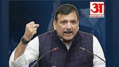 UP: सांसद संजय सिंह बोले - योगी का आदेश दलितों, पिछड़ों और अल्पसंख्यकों का रोजगार खत्म कर देने वाला AAP MP Sanjay Singh speaks on UP government's order on putting name plate on shops.