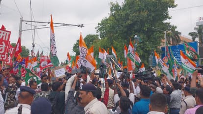 Bihar: Grand alliance protest march, RJD, Congress, CPI, Left; Tejashwi, Lalu, Nitish, BJP, JDU, Crime Control
