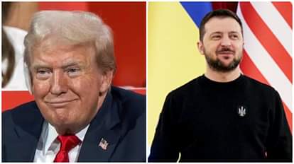 डोनाल्ड ट्रंप और वोलोदिमीर जेलेंस्की
