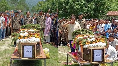 Uttarakhand Soldier Shravan Chauhan Martyr in leh ladakh body reached home Funeral Uttarkashi News