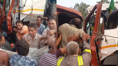 Lucknow: DCM and dumper colloid on Kishan path.
