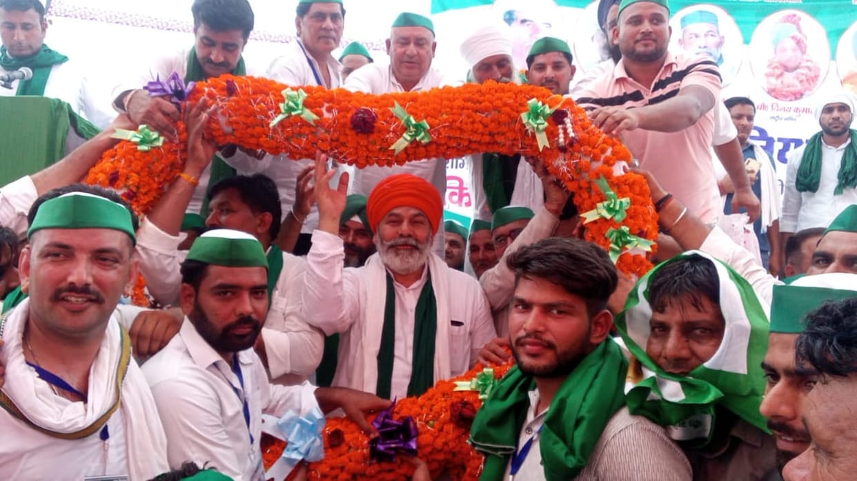 BKU Panchayat: Rakesh Tikait reached Saharanpur to give momentum to the farmers movement